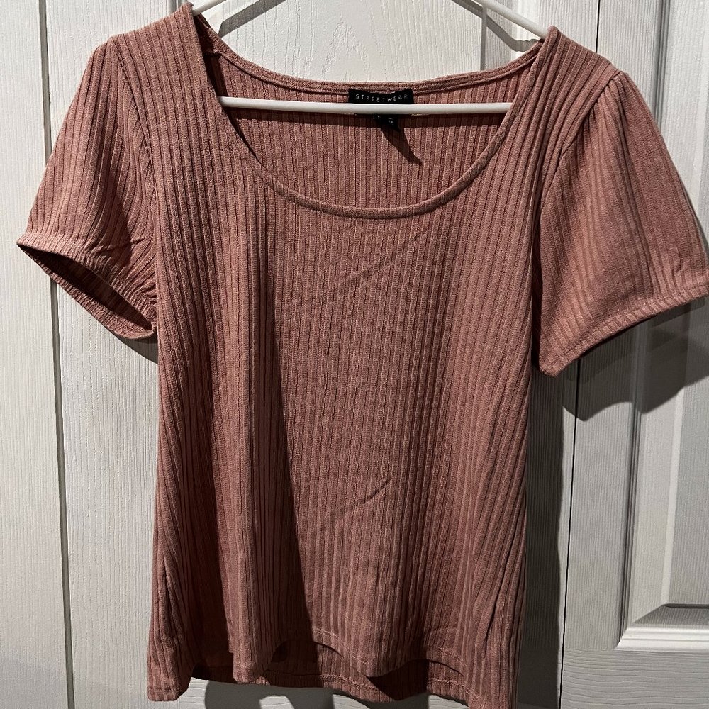 Pink Crop Top